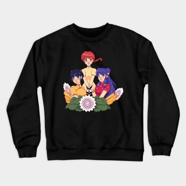 Ranma Girls Crewneck Sweatshirt by PeppermintKamz